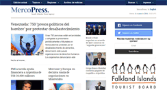 Desktop Screenshot of es.mercopress.com